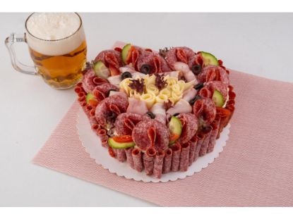 Obrázek Slaný dort srdce