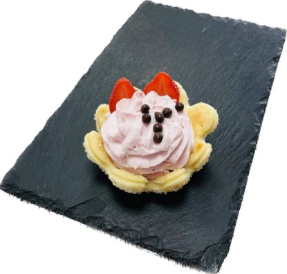 Obrázek Tartaletka s jahodovou pěnou