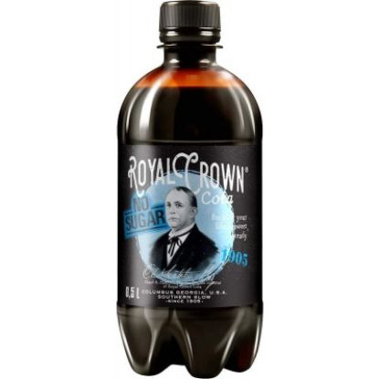 Obrázek Royal Crown Cola Zero sugar 0,5L PET