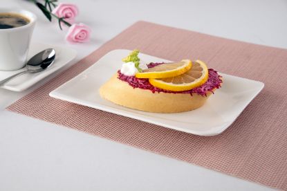 Obrázek Chlebíček s pomazánkou z červené řepy