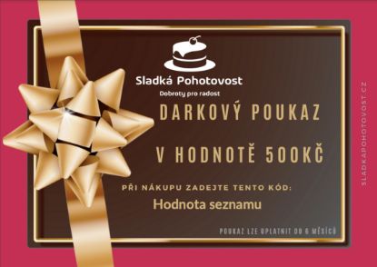Obrázek Digitální Dárkový poukaz na 500Kč
