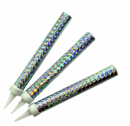 Obrázek Dortová fontána stříbrná 10cm