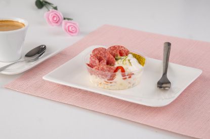 Obrázek Obložené vejce se salámem