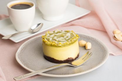 Obrázek Pistáciový cheesecake zákusek