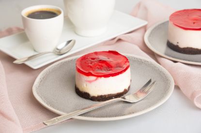Obrázek Nepečený cheesecake s lesními plody