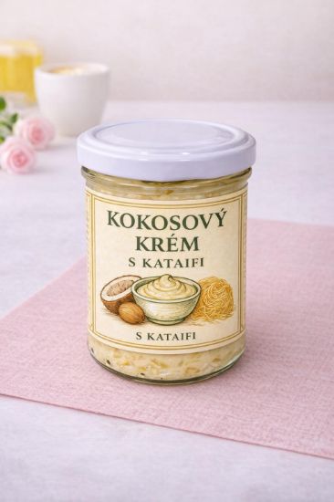Kokosový krém s kataifi 150g